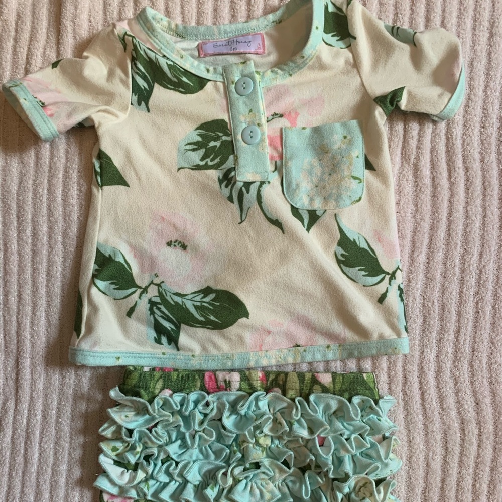Sweet honey pajamas 6 mo